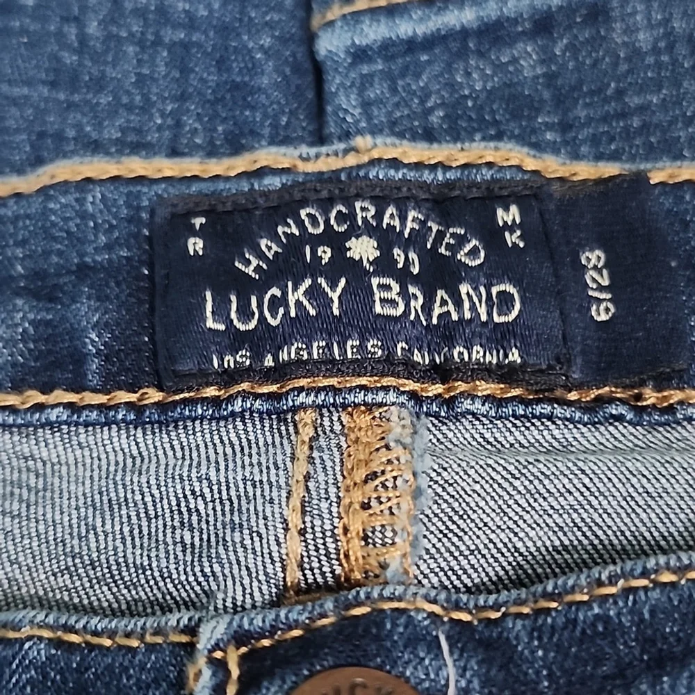 Lucky Brand Charlie Skinny Dark Blue Jeans - Picture 2 of 6